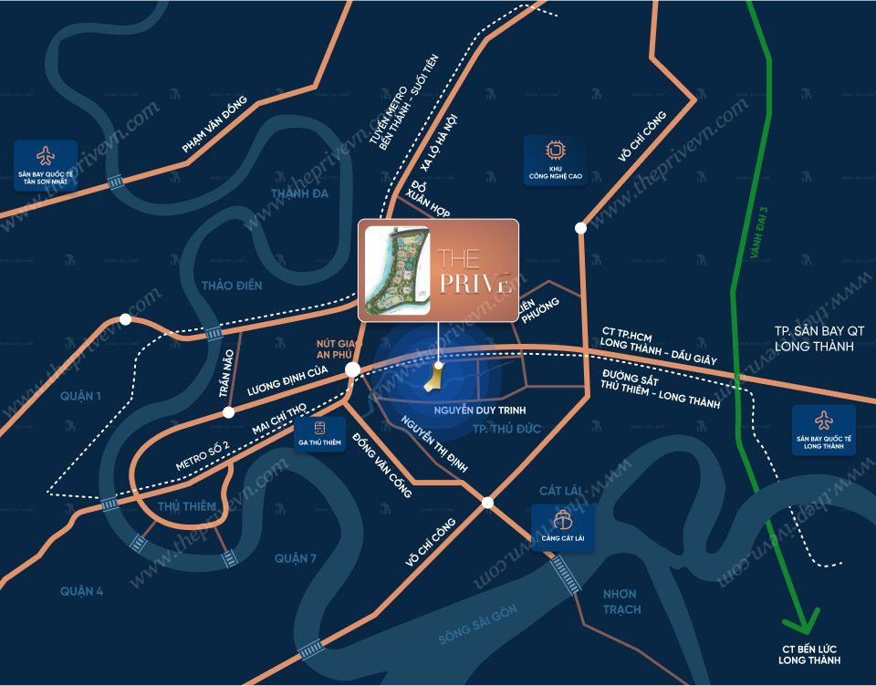 Vị Trí The Privé